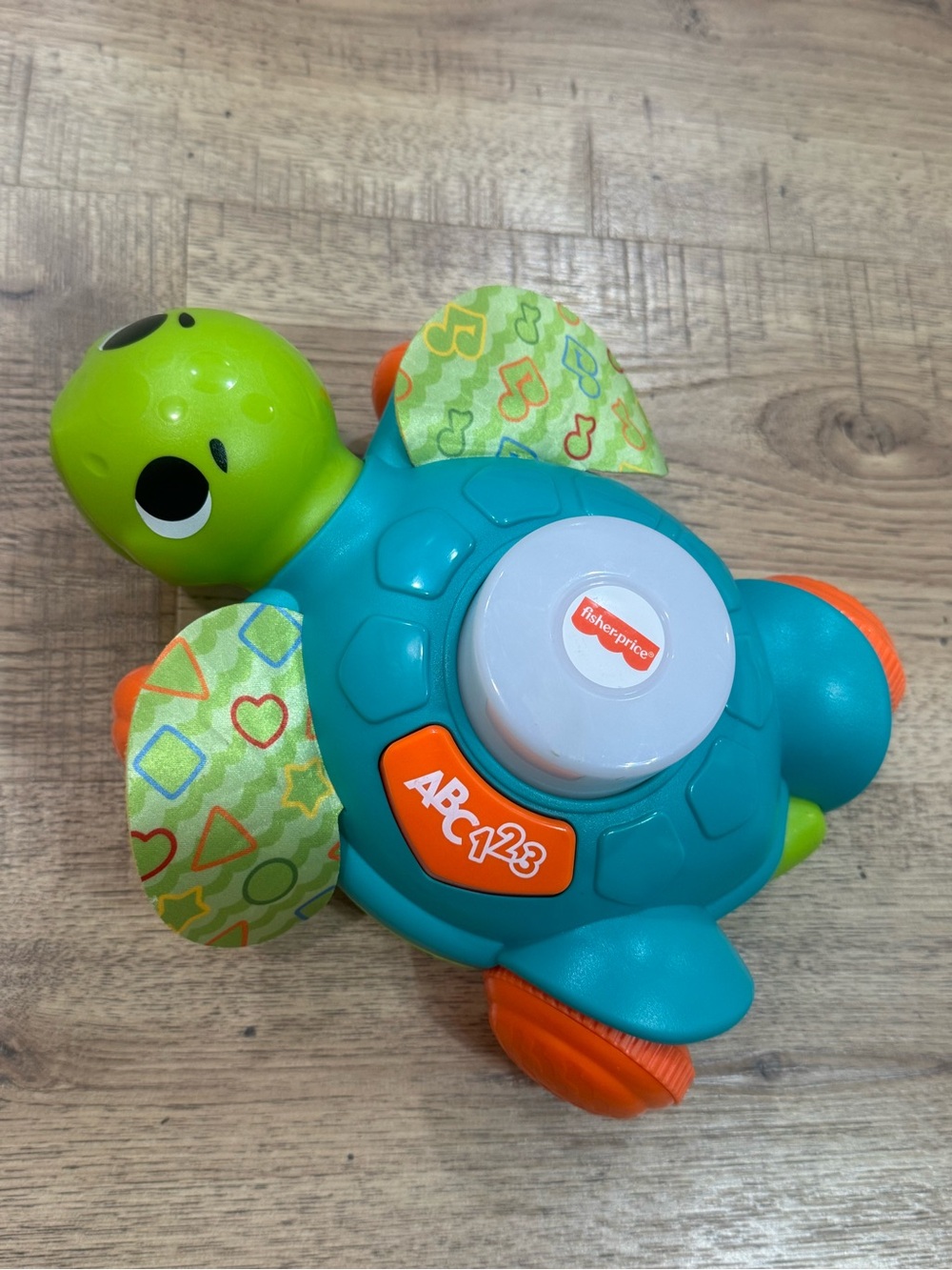 Fisher-Price Teal, Lime Green & Orange Musical Turtle Learning Toy